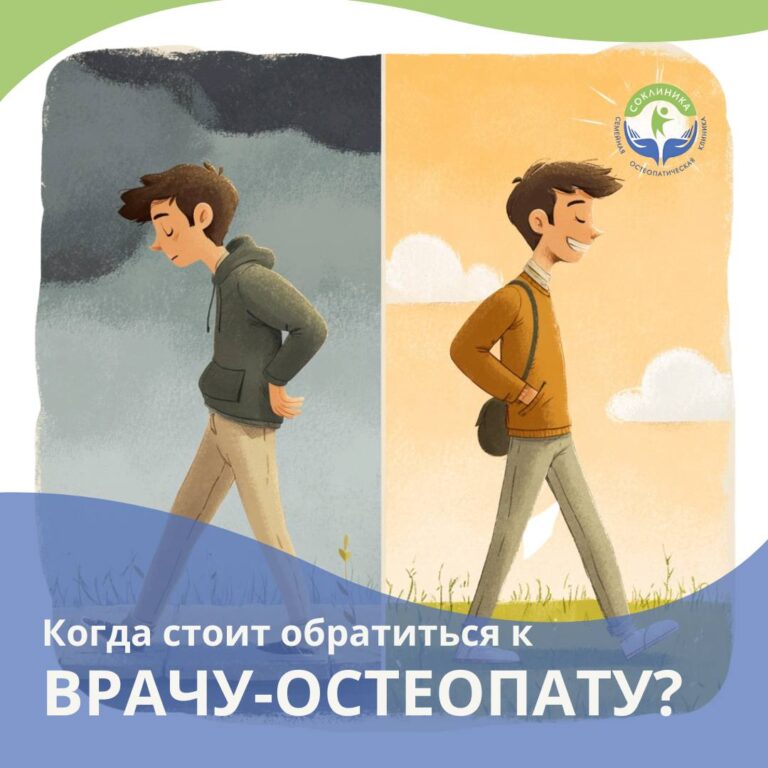 СОКЛИНИКА - Семейная Остеопатическая клиника 12 Когда стоит обратиться к врачу-остеопату